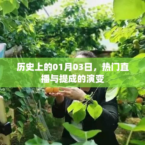 熱門直播與提成的演變歷程，回顧歷史上的1月3日