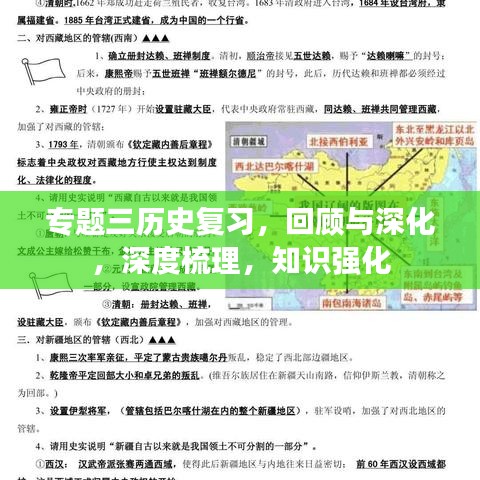 專題三歷史復習，回顧與深化，深度梳理，知識強化