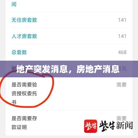 地產(chǎn)突發(fā)消息，房地產(chǎn)消息 