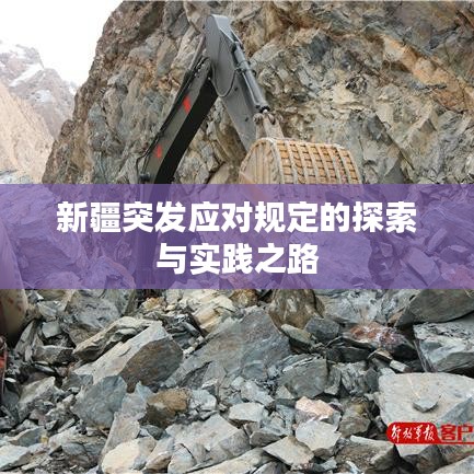 新疆突發(fā)應(yīng)對規(guī)定的探索與實踐之路