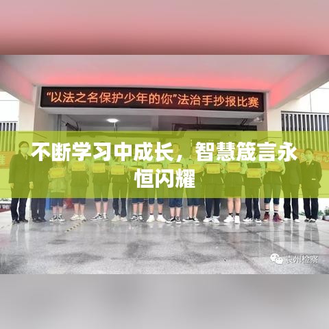 不斷學(xué)習(xí)中成長，智慧箴言永恒閃耀
