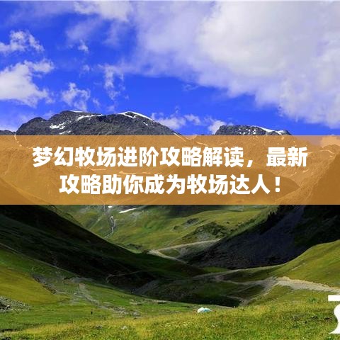 夢(mèng)幻牧場(chǎng)進(jìn)階攻略解讀，最新攻略助你成為牧場(chǎng)達(dá)人！