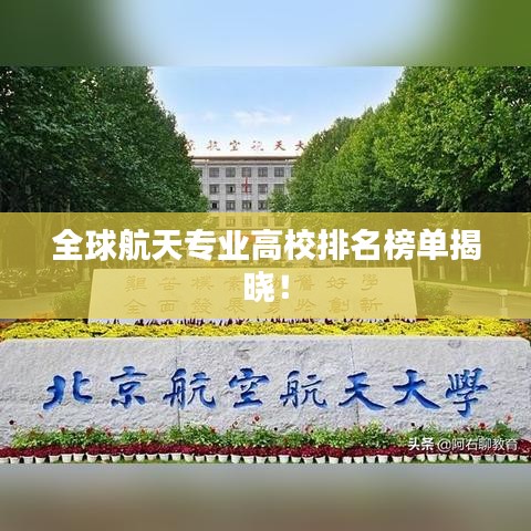 全球航天專業(yè)高校排名榜單揭曉！