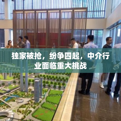 獨(dú)家被搶?zhuān)姞?zhēng)四起，中介行業(yè)面臨重大挑戰(zhàn)