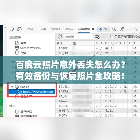 百度云照片意外丟失怎么辦？有效備份與恢復(fù)照片全攻略！