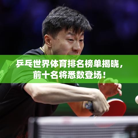 乒乓世界體育排名榜單揭曉，前十名將悉數(shù)登場(chǎng)！